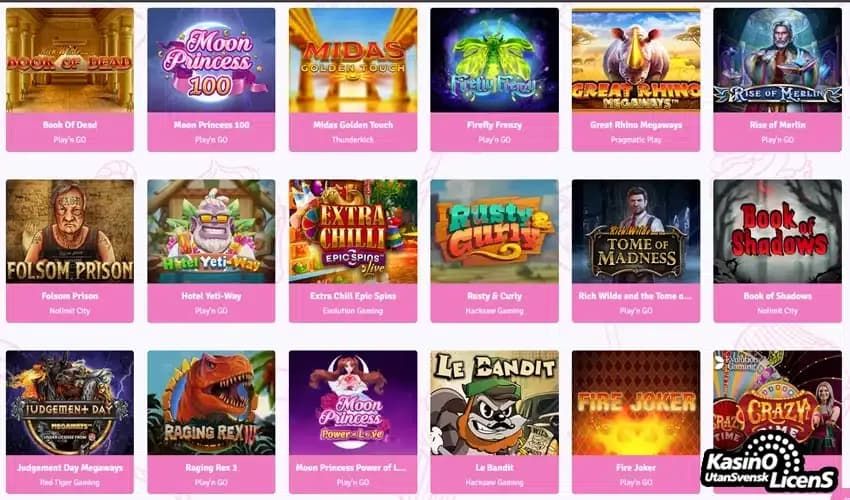 Slots på Sugar Casino
