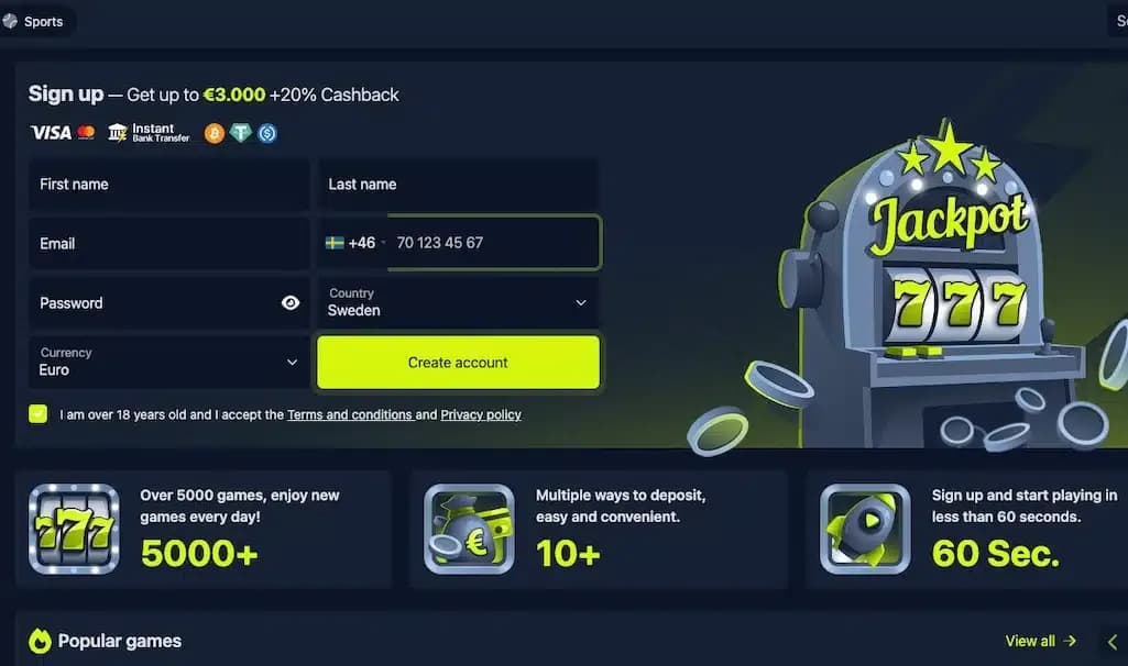 Winzter casino inloggning