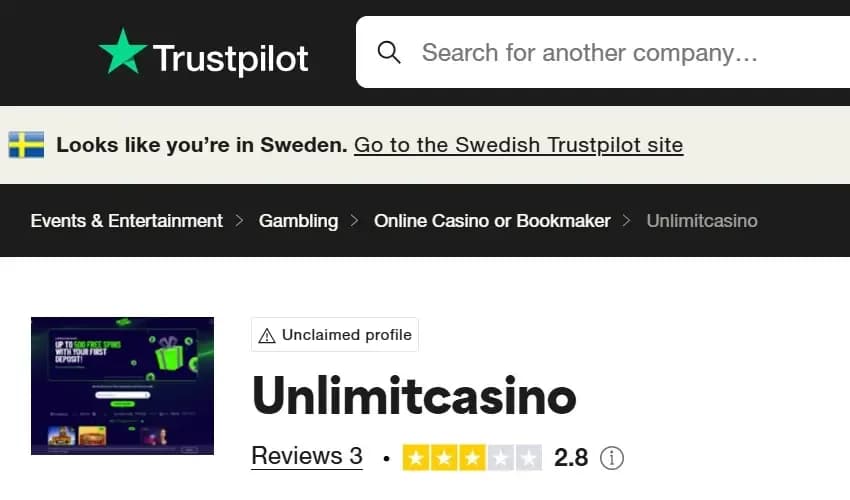 Unlimit casino